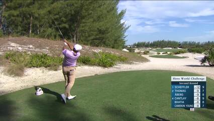 Scottie Scheffler | Round 2 | 10th hole | Shot 1 | 2024 Hero World Challenge