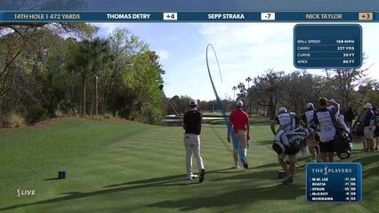 Nick Taylor | Round 2 | 14th hole | Shot 1 | 2025 THE PLAYERS