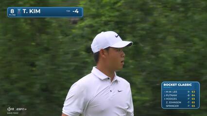 Tom Kim | Round 1 | 8th hole | Shot 4 | 2025 Rocket Classic
