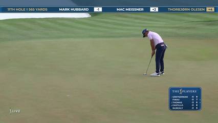 Thorbjørn Olesen | Round 1 | 11th hole | Shot 4 | 2026 THE PLAYERS