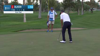 Steven Alker | Round 3 | 11th hole | Shot 4 | 2025 Charles Schwab