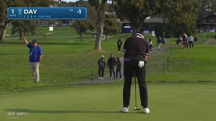 Jason Day | Round 3 | 1st hole | Shot 4 | 2025 Farmers