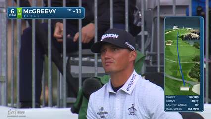 Max McGreevy | Round 4 | 6th hole | Shot 1 | 2026 AT&T Pebble Beach