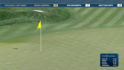 Brian Campbell | Round 2 | 18th hole | Shot 2 | 2025 THE PLAYERS