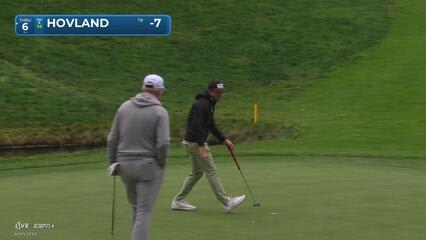 Viktor Hovland | Round 2 | 15th hole | Shot 3 | 2025 AT&T Pebble Beach