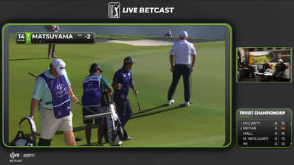 Hideki Matsuyama | Round 1 | 14th hole | Shot 3 | 2026 Truist Championship