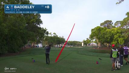 Aaron Baddeley | Round 4 | 4th hole | Shot 1 | 2025 Valspar