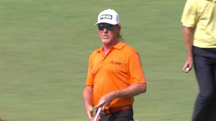Miguel Angel Jiménez | Round 2 | 12th hole | Shot 3 | 2025 Sanford Int