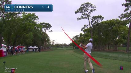 Corey Conners | Round 1 | 14th hole | Shot 1 | 2025 Valspar