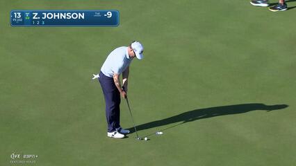 Zach Johnson | Round 3 | 13th hole | Shot 4 | 2025 The American Express