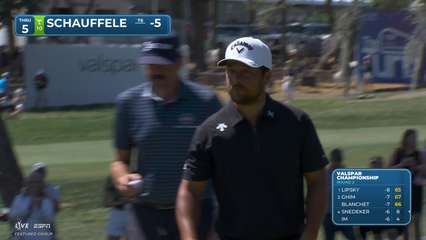 Xander Schauffele | Round 2 | 5th hole | Shot 5 | 2026 Valspar