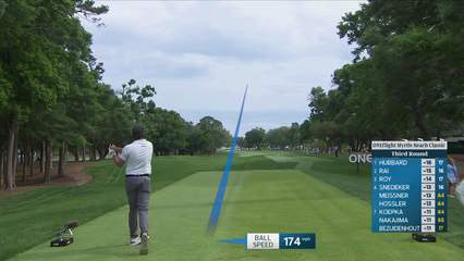 Mark Hubbard | Round 3 | 18th hole | Shot 1 | 2026 ONEflight Myrtle