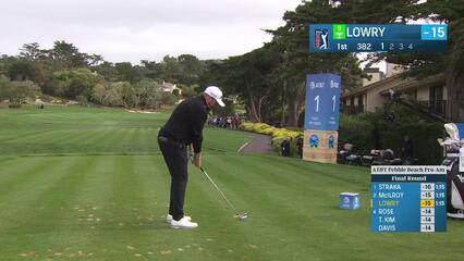 Shane Lowry | Round 4 | 1st hole | Shot 1 | 2025 AT&T Pebble Beach