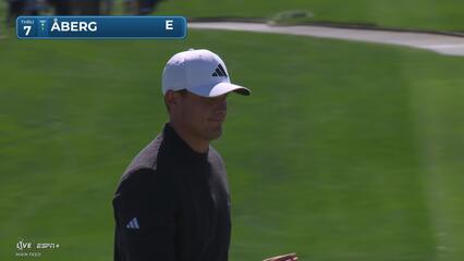 Ludvig Åberg | Round 1 | 7th hole | Shot 3 | 2025 Arnold Palmer