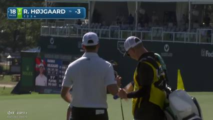 Rasmus Højgaard | Round 1 | 18th hole | Shot 3 | 2025 Sanderson Farms