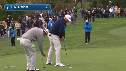 Sepp Straka | Round 2 | 1st hole | Shot 4 | 2025 AT&T Pebble Beach