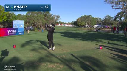 Jake Knapp | Round 2 | 12th hole | Shot 1 | 2025 Valspar