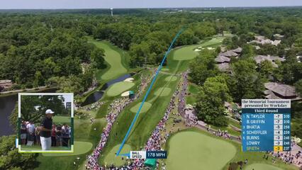 Jordan Spieth | Round 3 | 1st hole | Shot 1 | 2025 the Memorial