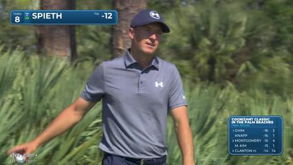 Jordan Spieth | Round 4 | 8th hole | Shot 3 | 2025 Cognizant Classic