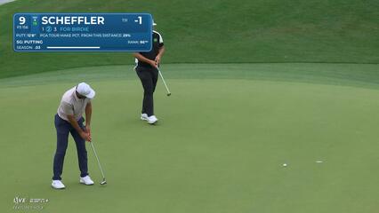 Scottie Scheffler | Round 1 | 9th hole | Shot 3 | 2025 Houston Open