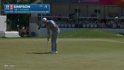 Webb Simpson | Round 3 | 17th hole | Shot 2 | 2026 Valspar