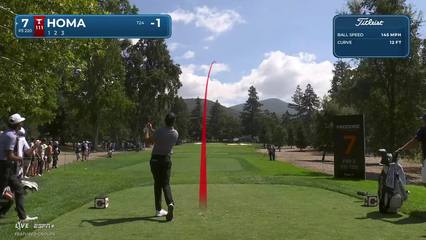 Max Homa | Round 1 | 7th hole | Shot 1 | 2025 Procore