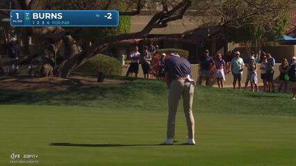 Sam Burns | Round 1 | 1st hole | Shot 4 | 2025 WM Phoenix Open