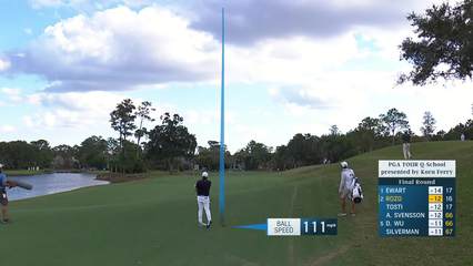Marcelo Rozo | Round 4 | 17th hole | Shot 2 | 2025 PGA TOUR Q-School
