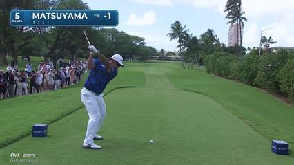 Hideki Matsuyama | Round 1 | 5th hole | Shot 1 | 2026 Sony Open