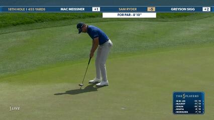 Sam Ryder | Round 2 | 18th hole | Shot 4 | 2025 THE PLAYERS