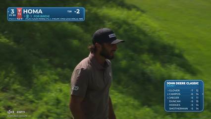 Max Homa | Round 1 | 3rd hole | Shot 3 | 2026 John Deere