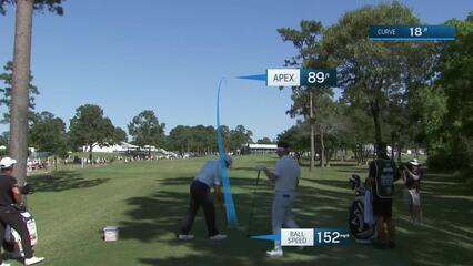 Retief Goosen | Round 3 | 18th hole | Shot 1 | 2025 Insperity Invit