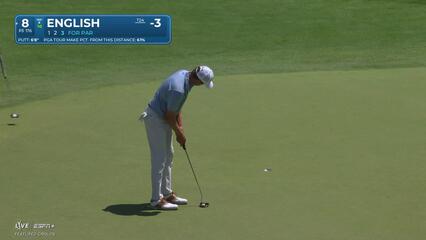 Harris English | Round 2 | 8th hole | Shot 3 | 2025 Charles Schwab