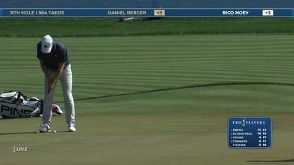 Daniel Berger | Round 3 | 11th hole | Shot 5 | 2026 THE PLAYERS