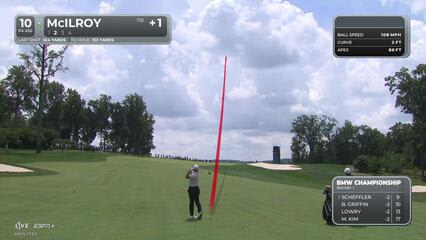 Rory McIlroy | Round 1 | 10th hole | Shot 2 | 2025 BMW Championship