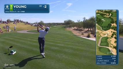 Cameron Young | Round 2 | 8th hole | Shot 1 | 2026 WM Phoenix Open