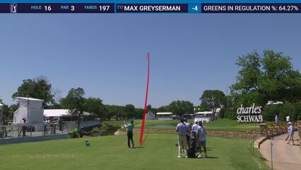 Max Greyserman | Round 2 | 16th hole | Shot 1 | 2025 Charles Schwab