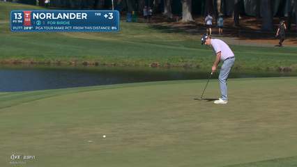 Henrik Norlander | Round 4 | 13th hole | Shot 2 | 2026 Valspar