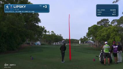 David Lipsky | Round 4 | 4th hole | Shot 1 | 2025 Valspar