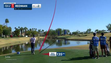 Doc Redman | 2022 The American Express | Round 2 | 13th hole | Shot 1