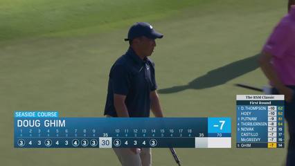 Doug Ghim | Round 1 | 14th hole | Shot 3 | 2025 The RSM Classic
