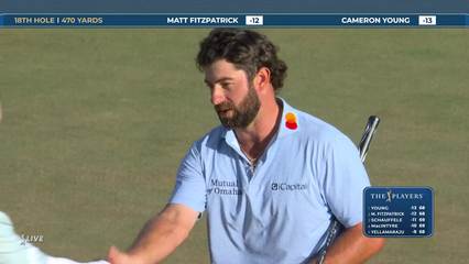 Cameron Young | Round 4 | 18th hole | Shot 4 | 2026 THE PLAYERS