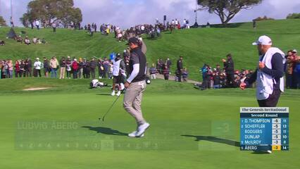 Ludvig Åberg | Round 2 | 5th hole | Shot 3 | 2025 Genesis