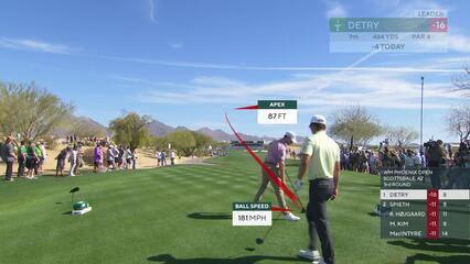 Thomas Detry | Round 3 | 9th hole | Shot 1 | 2025 WM Phoenix Open