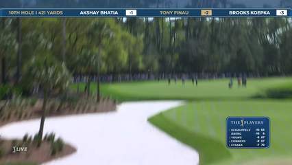 Tony Finau | Round 2 | 10th hole | Shot 2 | 2026 THE PLAYERS