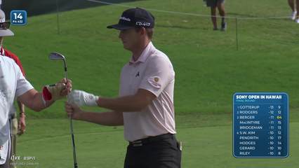 Jacob Bridgeman | Round 4 | 14th hole | Shot 2 | 2026 Sony Open