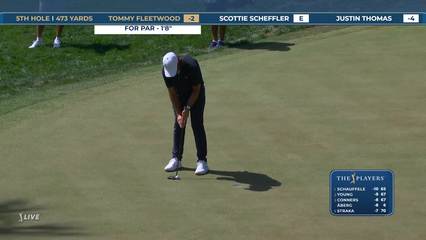 Tommy Fleetwood | Round 2 | 5th hole | Shot 4 | 2026 THE PLAYERS