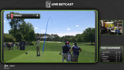 Tony Finau | Round 2 | 4th hole | Shot 1 | 2026 Truist Championship