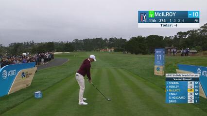 Rory McIlroy | Round 2 | 11th hole | Shot 1 | 2025 AT&T Pebble Beach