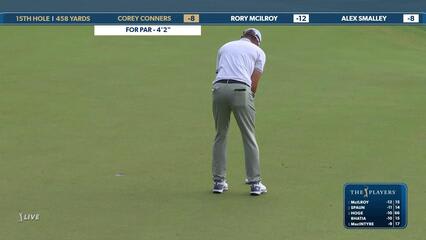 Corey Conners | Round 4 | 15th hole | Shot 4 | 2025 THE PLAYERS